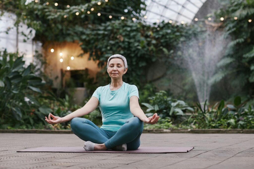 exercício de yoga para iniciantes