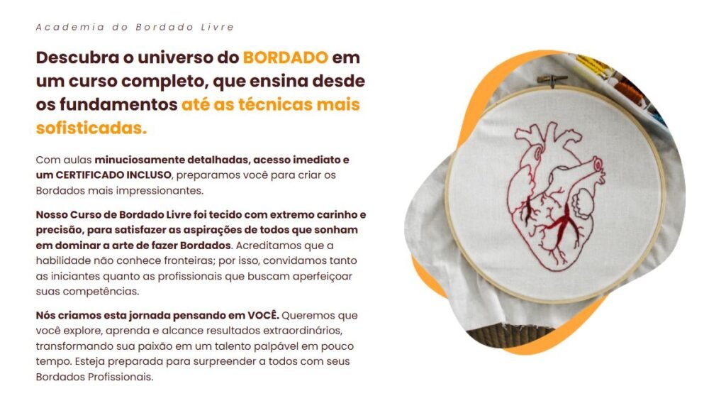 curso de bordado livre